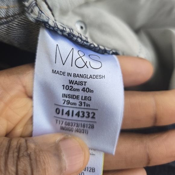 Blue Harbour Jeans Men Blue 40x31 Straight leg Regular Fit Medium Wash New - Picture 12 of 14